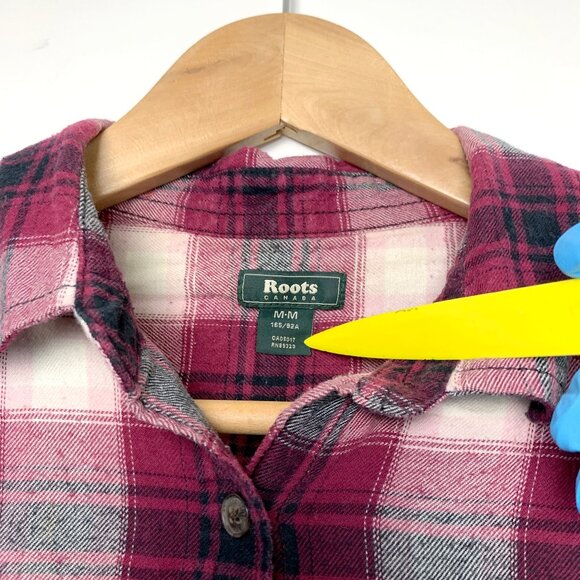 Roots Flannel Plaid Shirt - Picture 2 of 5